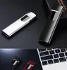 USB Wiederaufladbare Feuerzeuge Elektronische Zigarettenanzünder Flammenlose Touchscreen-Schalter Bunte Winddichte Feuerzeug Fast DHL 2021