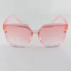 2021 Mode Kids Designer Zonnebril Oversize Lenzen Voorkant van Frame Cool Boy and Girl Pure Color Design Eyewear Groothandel