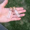 24x52x12.5mm 13ml Bottle Mini vidro com rolhas Esvaziar garrafas minúsculas transparente atacado Limpar Garrafas Jar 100pcs