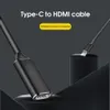 Adaptateur USB C vers AV numérique, câble vidéo 4K, pour Mackbook Air Samsung, la plupart des ordinateurs portables USBC et tablettes 3873699