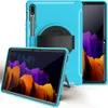 Абодарный держатель Hybrid Armor Face для iPad Air 10.9 10.2 10.5 9.7 Mini 2 3 4 5 7 Samsung Tab S7 11 "T870 T290 T510 T860 T307 T970