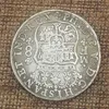 Spanish Double Column 1741 Antique Copper Silver Coin Foreign Silver Coin Diameter 38mm4288678