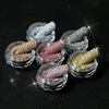 Decorazione di nail art di cristallo diamante colorato di vetro di strass di strass in polvere glitter in modo lucido