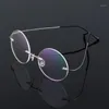 Okulary przeciwsłoneczne modne okulary przeciwsłoneczne ramy retro okrągłe tytanowe okulary ramy men metalowy super lekki szamszaś