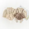 MILANCEL Baby Clothing Set Floral Blouse Girls Clothes Ruffle Baby Bloomer 2 pcs Infant Suit Baby Outfit LJ201223