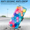 Leather Painted Phone Case for Z Fold3 Anti-fall Business Protective Folding Cases Cover