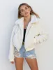 Fashion-New Coat Short Fluffy Fur Jacket Donna S-XL Taglia Autunno Inverno
