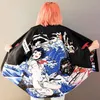 Kimono Frauen Yukata Haori japanische Kimono Strickjacke Yukata weibliche japanische Streetwear Samurai Japan Kleidung Cosplay FF202101