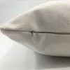 Sublimação Bolso Em Branco Pillowcase Cor Sólida DIY Poliéster Linho Lançamento Sofá Cadeira Coxim Capa Carro Decoração da Sala de Casa