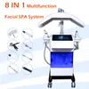 8 in 1 multifunctionele Dermabrasie Machine Head Spot Removal Microdermabrasion Facial Machine PDT LED Photon Light