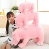 Big Plush Rhinoceros Toys Lifelike Stuffed Animal Pillow Zoo Dolls Baby Cushion Rhino Plush Toys Kids Girl Christmas Gift LJ2011264285084