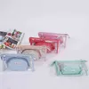 Travel 3 Women Set Casual Cosmetic Bag PVC Leather Zipper Make Up Transparent Makeup Case Organizer Storage Pouch Toiletry Bags 202211