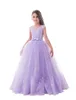 2020 Frete Grátis Crianças Primeira Comunhão Dress Ball Vestido Flor Menina Vestidos Renda Pageant Vestidos