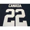 2324 Brigham Young Cougars Squally Canada #22 Real Full Hafdery College Size S-4XL lub Custom Dowolne nazwisko lub koszulka