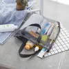 Portable Mesh Transparent Toiletry Handbag Large Capacity Cosmetic Organizer Bags Outdoor Travel Beach Bag Makeup Tote Bag WVT1557 T03