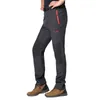 Men Winter Pants Thick Warm Cargo Pants Casual Fleece Sweatpants Male Hiking Trekking Fishing Camping Waterproof Outdoor Trouser 201128