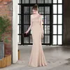 セクシーワンショルダーイブニングドレスレジスタルVestidos de Fiesta RobeフォーマルSoiree Mariage Robe Longue Prod Dresses