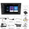 4 جرام 64 جرام أندرويد 10 2 الدين راديو السيارة GPS Carplay for Opel Astra H J 2004 Vectra Vauxhall Antara Zafira Corsa Vivaro Meriva