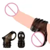 NXY Cockrings Strapon Cock Ring Strap on Penis Male Chastity Cage Time Delay Ejaculation Stretcher Sextoys Sex Toys pour Hommes 1214