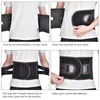 Waist Air Traction Brace Bälte Spinal Lumbar Support Tillbaka Relief Backach Pain Release Massager Unisex Physio Decompression 220208