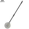 Hård anodiserad Aluminium Pizza Shovel Justerbar Pizza Peel Perforerad Turning Bakverk Bakning Paddla med avtagbart handtag 220106