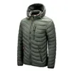 Мужская пухлая пиджак с сгущениями с устойчивой к водостойкой теплой зимней пальто с капюшоном1 phin22