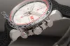 V7F 1685713002 ETA A7750 Chronographe Automatic Mens Watch Arear Case de texture blanche STRAPE DE RÉSAUX NOIRE