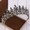 Krone und Tiaras Hochzeit Braut Tiara Königin Kristallkrone Braut Haarschmuck Kopfverzierung Neu Y200409