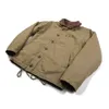 Stok olmayan Khaki N-1 Güverte Ceket Vintage USN Askeri Üniforma Erkekler Için N1 201104