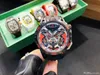 Diseñador de relojes EXCALIBUR Excalibur RDDBEX0765 dial esquelético stra Japón Miyota automática de doble Tourbillon del reloj para hombre rojo del caso de goma Negro