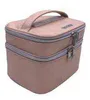 NXY-Kosmetiktaschen Großhandel Neupreis Rosa PU-wasserdichte Reise-klare Make-up-Tasche mit UVC-Sterilisations-Kosmetiktasche für Damen 220118