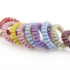 Handgemaakte 5,5 cm doek telefoonkabel haar stropdas grote meisjes kinderen elastische haarbanden touw ring vrouwen armbanden