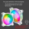 Fans & Coolings MF120 HALO Dual Ring Addressable RGB Fan For PC Computer Case Liquid Radiator 35EA1