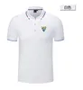 Malaga CF POLO da uomo e da donna in broccato di seta a maniche corte con risvolto sportivo T-shirt LOGO personalizzabile