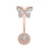 Crystal Rhinestone Navel Bar Bancle Buttle Button Button Rings Belly Piercing ювелирные изделия подарки для мужчин и женщин