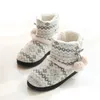 Pantofole invernali in pelliccia per la casa, in cotone caldo, con plateau, scarpe da pavimento per interni, per le donne femminili, per ragazze, in tessuto peluche, comode pantofole Y201026