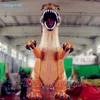 Simulation de dinosaure jurassique gonflable de 5m, modèle Animal géant, réplique de tyrannosaure, ballon pour défilé et spectacle de parc