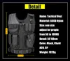 نموذج 045 الرجال العسكرية التكتيكية سترة paintball التمويه رخوة الصيد الصدرية اعتداء اطلاق النار الصيد لوحة الناقل مع الحافظة 201214