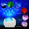 Nachtkastje Galaxy Projector Nachtlamp LED Gadget Universe Star Sky Projectors Lamp Ocean Wave met Bluetooth Muziek Speaker voor Kids Baby Gift