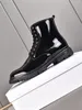 2022 Nyaste Fashion Luxury Designer Boots Man Sko High-Top Casual Läder Skor Bekväm Högkvalitativ Fritid Män Skor Storlek 38-44 med låda