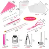 83PCS Cake Decorating Tools Kit Icing Tips Pastry Bags Couplers Cream Nozzle Baking Tools Set for Cupcakes Cookies