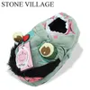 Stone Village 1Pair Pluche Zombie Slippers Raveneuze zombie Warme slippers Grappige Home Shoes Cartoon Slippers ST231 Y200107