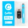 Cookies Preheating Bottom VV Battery 350mAh 900mAh Preheat Variable Voltage BUD Twist USD Charger Vape Pen With Gift Box for 510 Thread Carts Tank