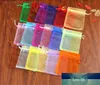 Wholesale 800pcs/lot 7x9cm Organza Bag Small Jewelry Packaging Bags Wedding Party Favors Drawstring Gift Bags jewelry Pouches