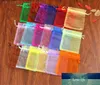 Wholesale 800pcs/lot 7x9cm Organza Bag Small Jewelry Packaging Bags Wedding Party Favors Drawstring Gift Bags jewelry Pouches