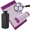 Esteiras de ioga antiderrapante Mat de Acupressure Mat Spike Massage Tapete e Almofada Aliviar Voltar Relax Relax Músculos Acupuntura Almofadas Aplicador 201203