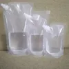 500pcs Doypack 250ml 350ml 420ml 500ml Plastic Stand Up Spout Liquid Bag Pack Beverage,Squeeze,Drink Spout