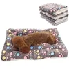 Pet Battaniye Köpek Yatağı Kedi Mat Yumuşak Flanel Kış Kalınlaşmak Sıcak Uyku Yatakları Köpekler için Kediler Yu-Home 201223