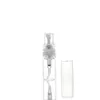 Flacon atomiseur en verre transparent rechargeable de 2ML, Mini bouteille en verre pour huile essentielle, échantillon de parfum, pompe vide, vaporisateur, 2CC