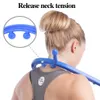 Point de déclenchement Self Massager Stick Theracane Body Muscle Soulagement Dos Massage Crochet Thera Cane Thérapeutique Relaxation Pression Outil